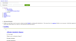 Desktop Screenshot of anxietyspace.com